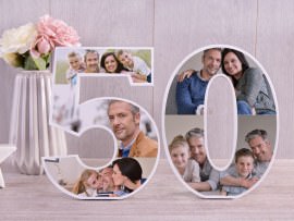 Photo numbers as a birthday gift