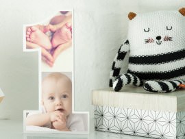 Decoration number for 1st birthday