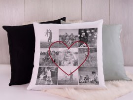 Photo Cushion with family photos