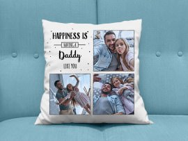 Photo pillow for dad
