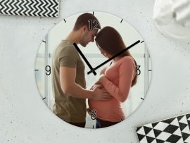 Personalised photo clock