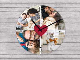 Photo clock for men