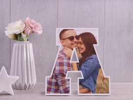 Photo letters for men