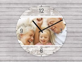 Photo clock for Grandpa