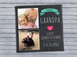 Slate Plate for Grandfather