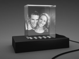3D Crystal photo