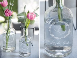 Engraved bottle