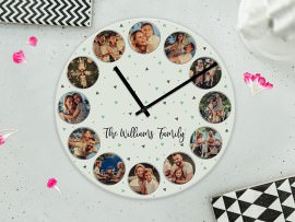 Personalised photo clock