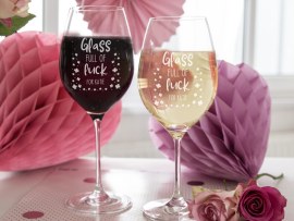 Wine glass for birthday