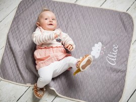 Embroidered Baby blanket