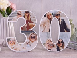 Decoration numbers with photos