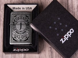 Engraved zippo lighter