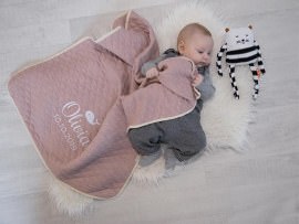 Embroidered blanket with name