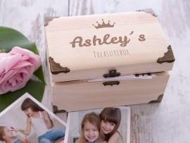 Engraved treasure box