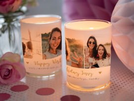 Lantern with photo