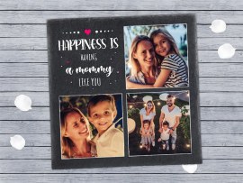 Imprinted slate plate