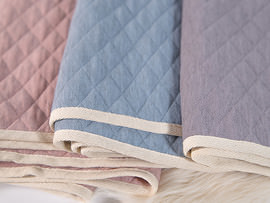 Baby blanket with embroidery