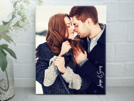 Photo canvas couple