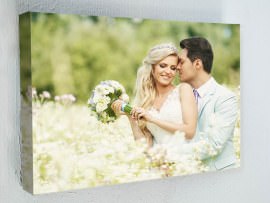 Photo canvas wedding