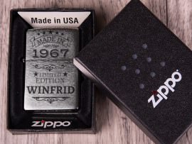 Customised zippo lighter