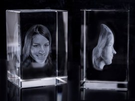 3D Crystal Photo