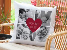 Photo pillow love