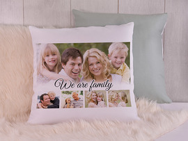 Photo pillow yellow und green