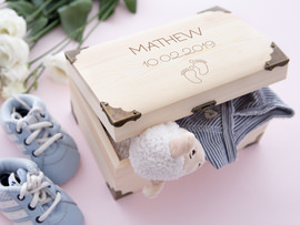 Treasure chest as a birth gift