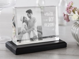 Crystal photo for wedding