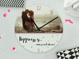 Photo clock for wedding