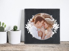 Slate plate as wedding gift